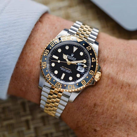 GMT - MASTER II " TWO TONE CROWN EDITION " -LUXE IN MOTION