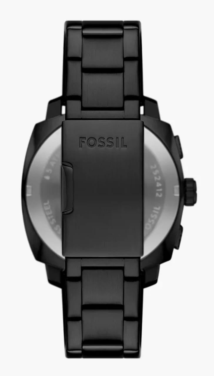 MACHINE CHRONOGRAPH BLACK STAINLESS STEEL WATCH