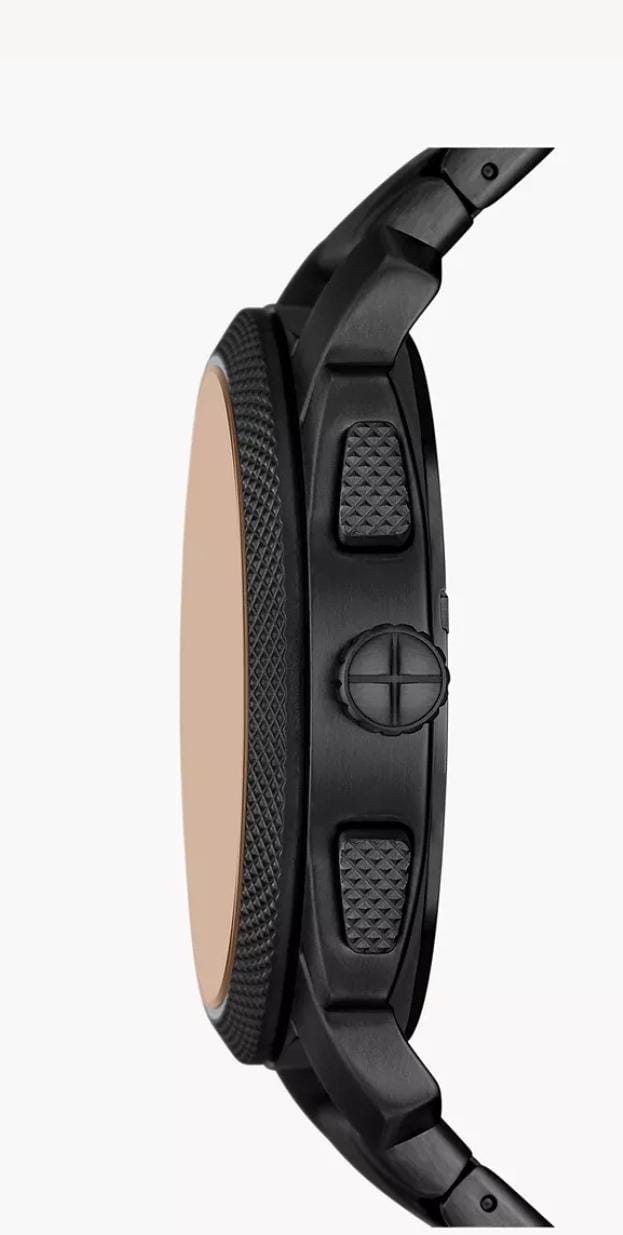 MACHINE CHRONOGRAPH BLACK STAINLESS STEEL WATCH