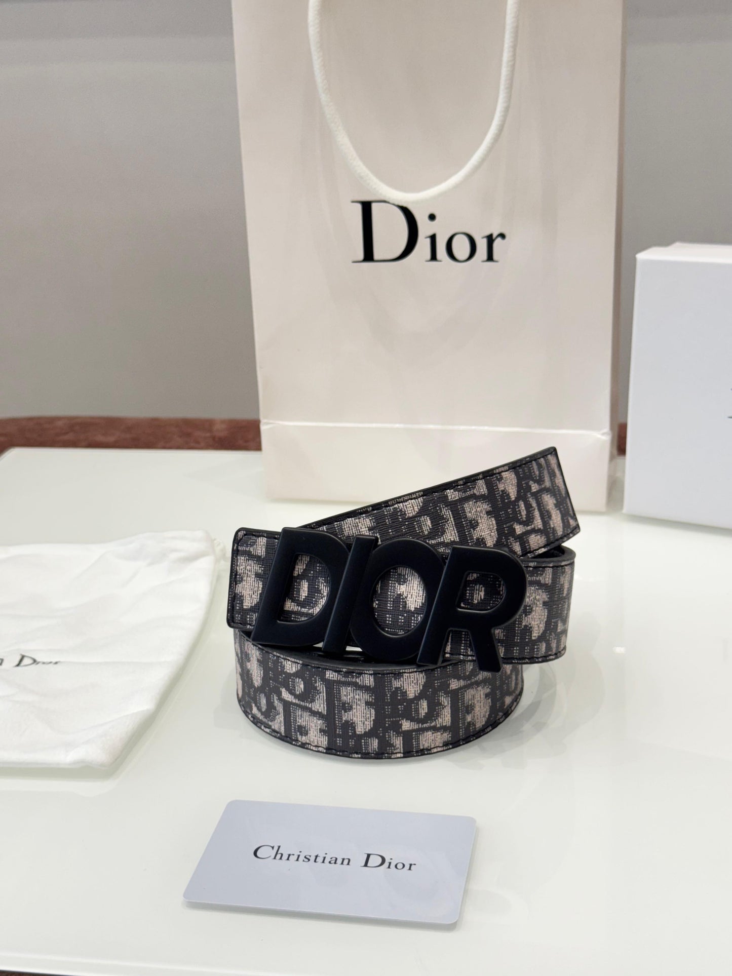 DIOR OBLIQUE HYPE BELT