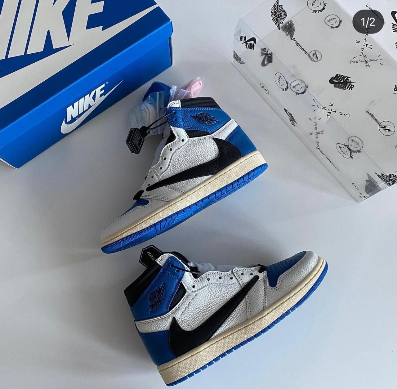 TRAVIS SCOTT ×FRAGMENT ×AIR JORDAN 1 HIGH OG