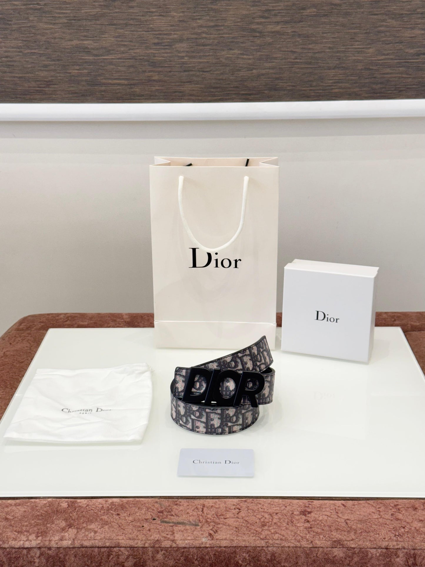 DIOR OBLIQUE HYPE BELT