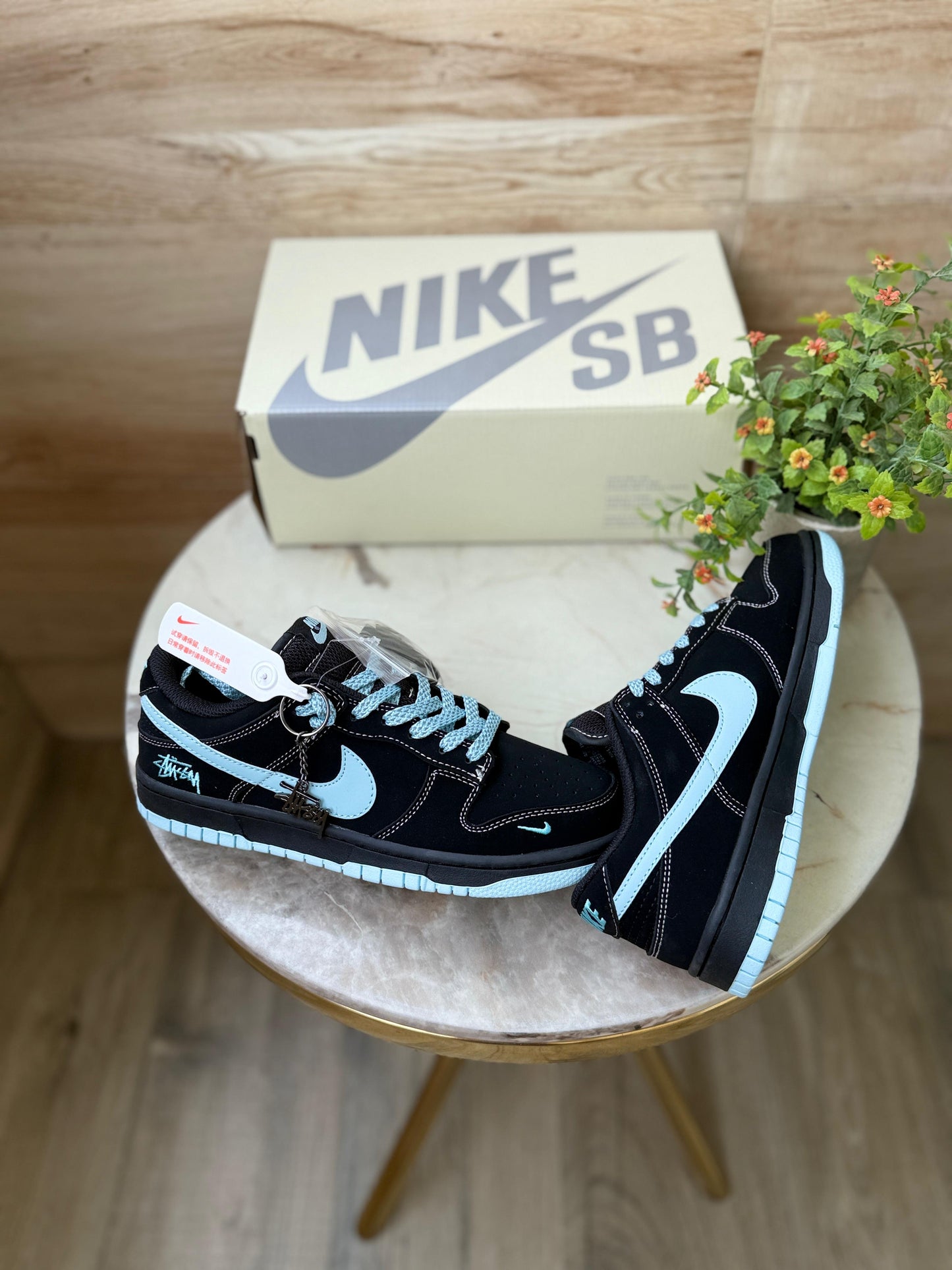 Stussy × SB Dunk Low