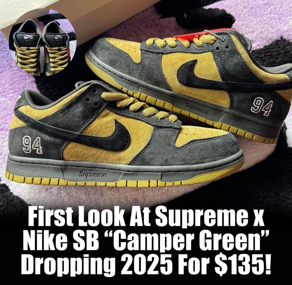 SB DUNK LOW ×SUPREME