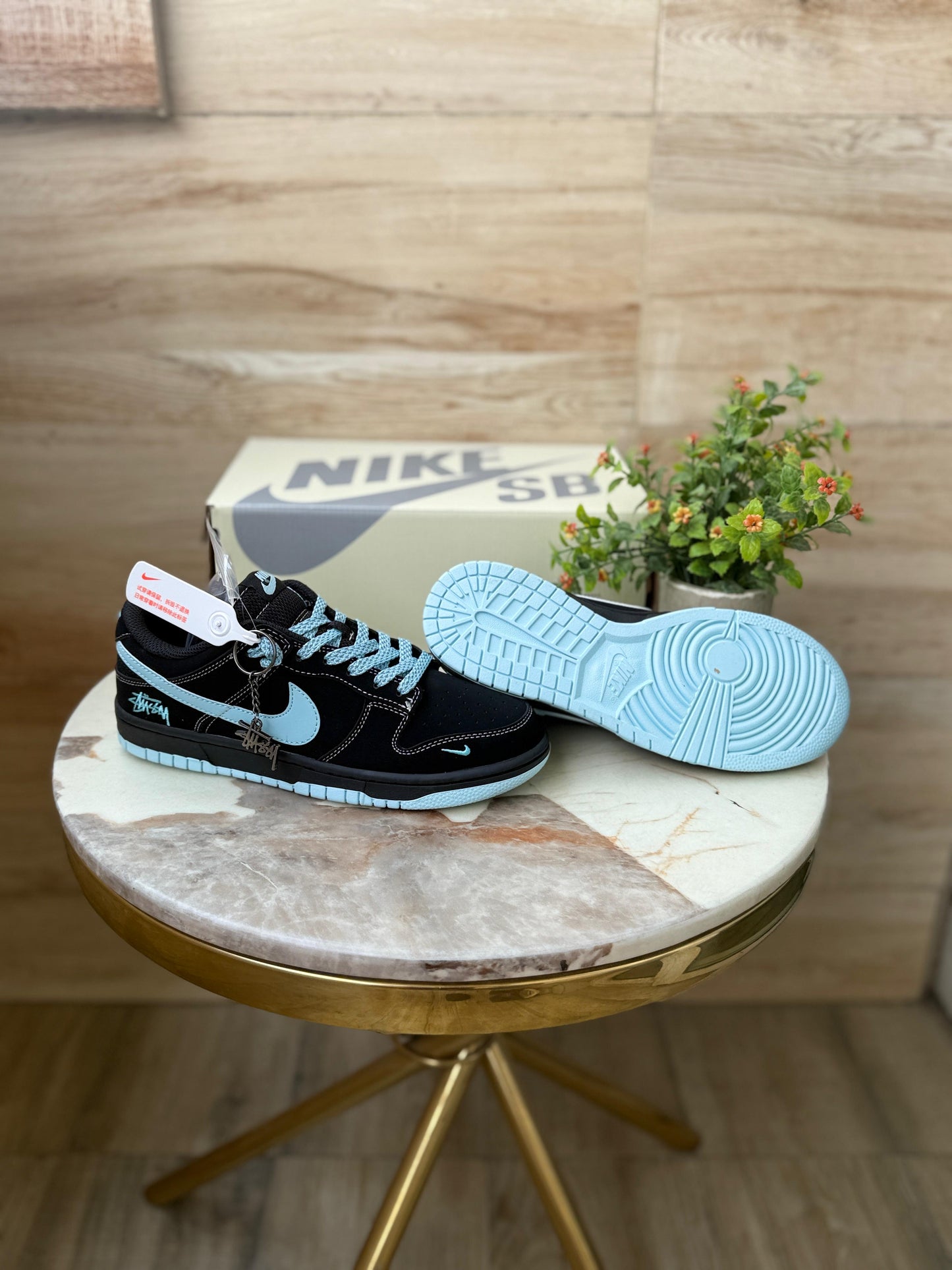 Stussy × SB Dunk Low