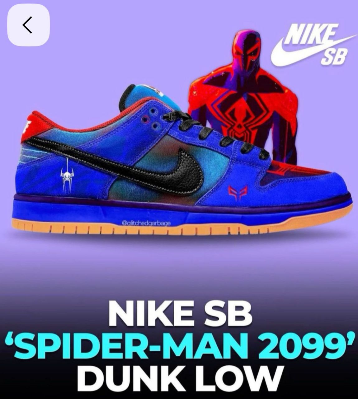 SB DUNK SPIDERMAN