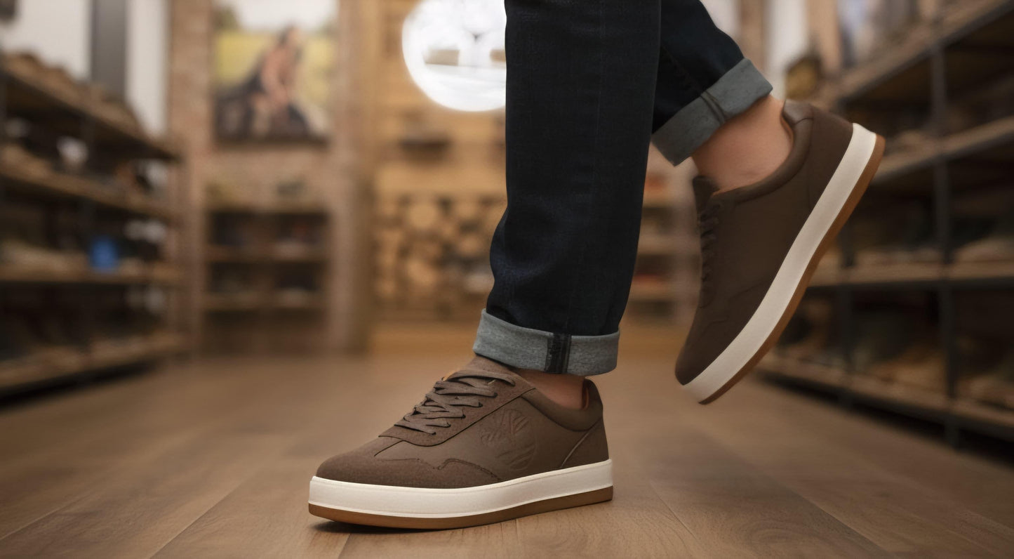 Timberland Earth-Tone Classic Low Sneakers